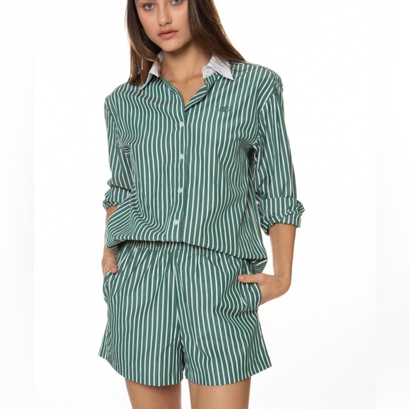Kylam Stripe Top - Green